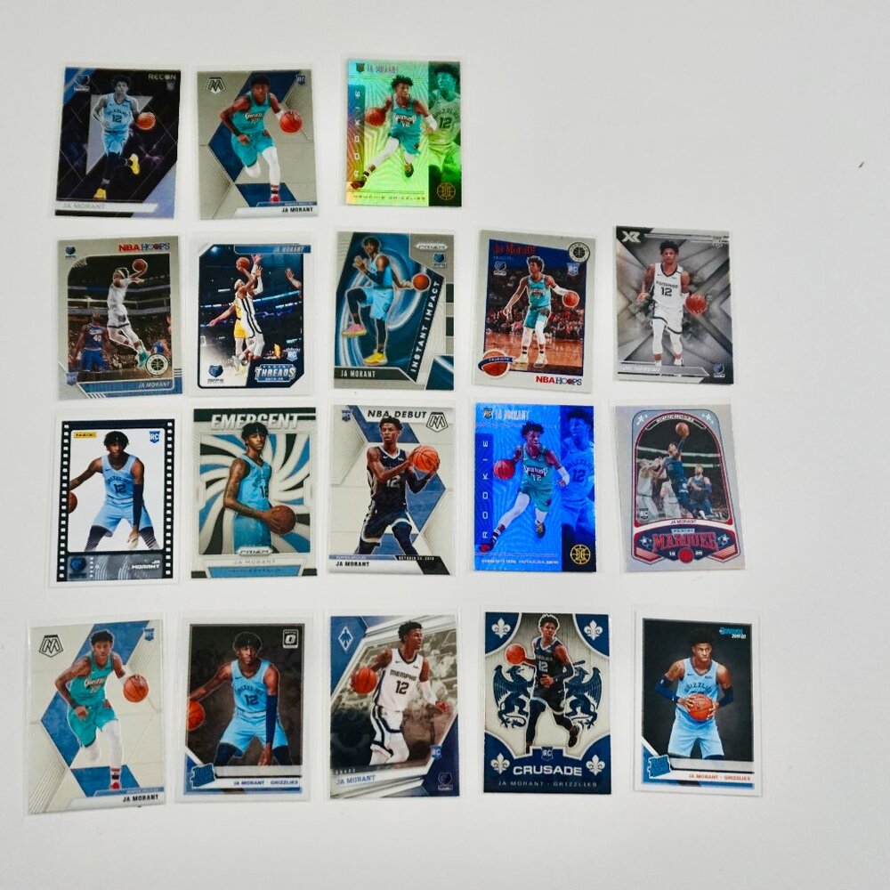 18x Ja Morant RC Lot Memphis Grizzles Optic Mosaic Donruss Prizm $$$